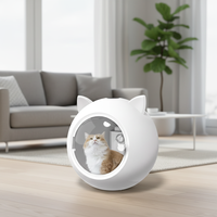 Sèche-cheveux intelligent entièrement automatique pour animaux de compagnie avec température et vitesse réglables, en matériau ABS, électrique, pour chats