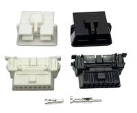 Connecteur Supersealed Blanc 16 Broches 179631-2 / 179631-1 pour Faisceau de Câblage Automobile, Prise et Fiche de Diagnostic Auto pour Terminal