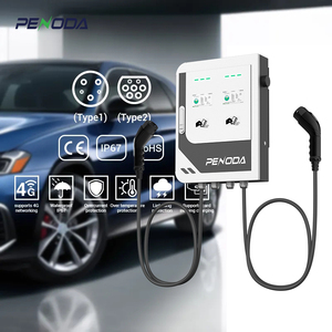 Usine de gros <span class=keywords><strong>Wallbox</strong></span> Ocpp Wifi Ac Ev chargeur rapide 22kw 44kw Type1 2 double pistolet Ev station de charge IP55 pour un usage commercial - Product Image 6