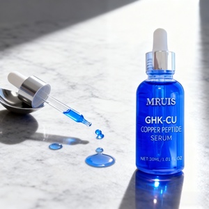 Siero Peptide di rame blu di alta qualità GHK-Cu vitamina C Anti-invecchiamento <span class=keywords><strong>viso</strong></span> essenza idratante riparazione linee sottili Anti rughe - Product Image 6