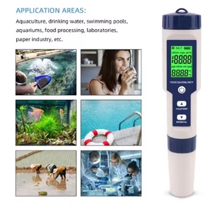 5 in 1 Waterproof Water Quality Tester 5 in 1 Digital <strong>TDS</strong>/EC/PH/Salinity/Temperature <strong>Meter</strong> for Food Processing - Product Image 6