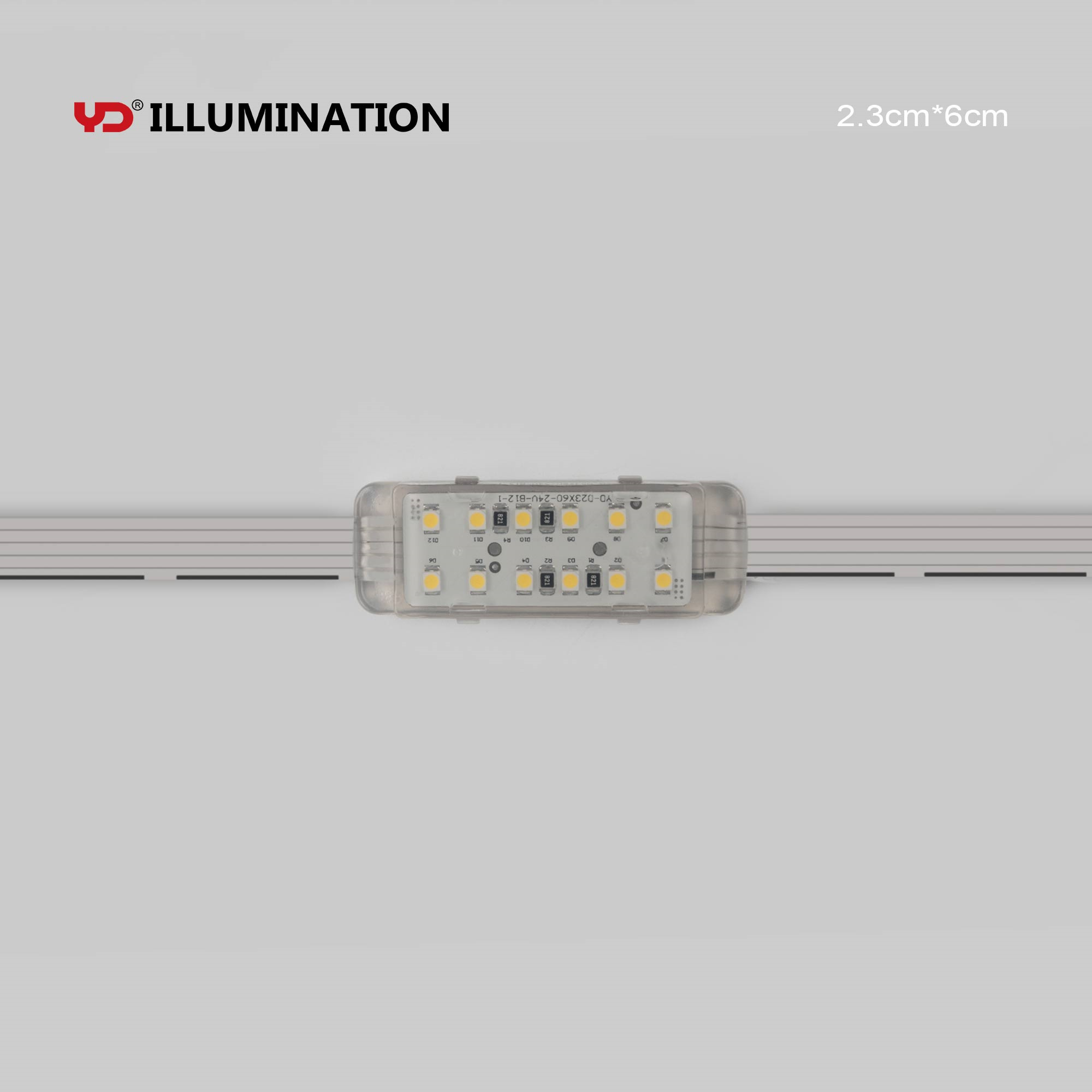 Outdoor Highest Waterproof Grade IP68 RGB 23x60mm LED Pixel Light for Meaning Facade