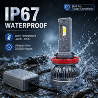 Accessoires de voiture SFIDA K2, ampoule LED H4, ampoule LED H11, lampe LED H4, phare de voiture haute puissance, phare LED en aluminium IP67