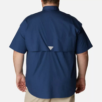 Chemise de pêche extra large à boutons, avec protection UV 50, motif poisson amusant, design personnalisé, pour l'extérieur en automne, avec masque intégré.