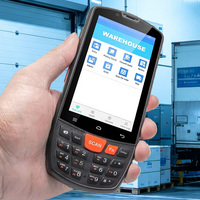 Ordinateur PDA industriel robuste avec boutons physiques, Android 12/15, MTK6765 2.3GHz, 4G LTE, IP65, WiFi, 4 Go de RAM, 64 Go de stockage, PDA