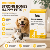 Complément alimentaire liquide multivitaminé pour animaux de compagnie, marque privée OEM, à absorption rapide, pour chiens et chats de tous âges