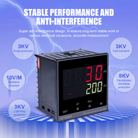 Controlador de Temperatura Industrial TOKY AI208 Inteligente con Pantalla LED Digital, Control PID y Salida de Relé SSR