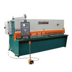 Mesin cukur hidrolik praktis dan sederhana, mesin lembaran besi baja tahan karat logam pemotong mesin pelat geser