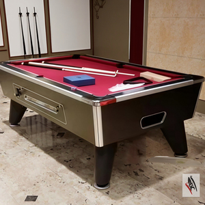 Nhà Mỹ 9ft kích thước đầy đủ MDF Đồng Xu-OP bảng hồ bơi PVC túi đệm cao su cho Bi Da bi-a 9-Ball bảng trò chơi quần vợt - Product Image 2