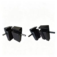 Corps de préhension compact pour testeur de traction électrique 1 tonne, insert de mâchoire antidérapant, pièces de rechange pour test de matériaux en laboratoire