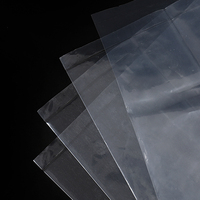 Sacs de rangement en plastique transparents à fond plat et à ouverture supérieure en PE LDPE pour l'emballage alimentaire, les chips de pommes de terre, les nouilles