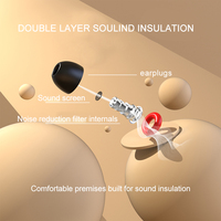 Bouchons d'oreilles en silicone haute fidélité EP004pro pour concerts, musiciens, motos, sensibilité au bruit, conditions de surpression acoustique