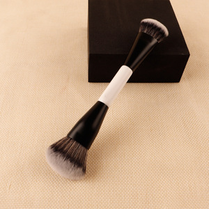 <span class=keywords><strong>Brocha</strong></span> <span class=keywords><strong>de</strong></span> Maquillaje <span class=keywords><strong>de</strong></span> Doble Punta Súper Suave, <span class=keywords><strong>de</strong></span> Madera con Pelo Sintético, <span class=keywords><strong>para</strong></span> Base, Colorete, <span class=keywords><strong>Contorno</strong></span>, <span class=keywords><strong>Nariz</strong></span> y Sombras - Product Image 6