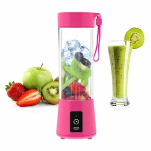 Presse-agrumes Extracteur Machine Smoothie Blender Shaker Bouteille Multi-usages Jus Frais USB Rechargeable Mini Mélangeur Portable Blender