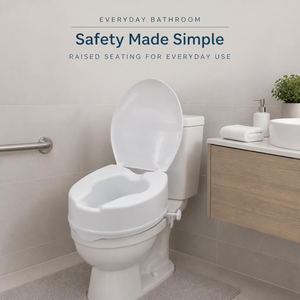 Siège de <span class=keywords><strong>toilette</strong></span> surélevé en fibre de carbone réglable en hauteur, portable, avec poignées, pour personnes âgées et handicapées, sécurité dans la salle de bain, <span class=keywords><strong>logo</strong></span> personnalisable - Product Image 5