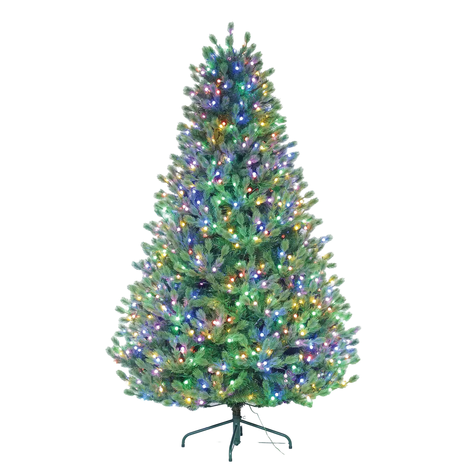 Senmasine Artificial Pvc Pe Pine Needle 6ft 7ft 7.5ft Pre Lit Christmas Trees With Clear/Warm/Colorful Led Lights Outdoor Indoor