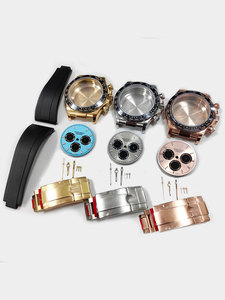 Kit d'accessoires pour <span class=keywords><strong>montre</strong></span> Dandong 7750 Day-tona, boîtier, cadran pour homme, aiguilles en <span class=keywords><strong>acier</strong></span> inoxydable, verre saphir, ensemble de boîtier de <span class=keywords><strong>montre</strong></span> Day-ton, Chine - Product Image 1