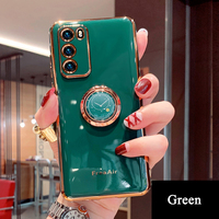 Funda para Samsung Galaxy Note 20 Ultra S20 FE S10 A6 A7 A8 Plus S21 A72 A52 J8, con Anillo de Soporte para Dedos, Plateada, Suave