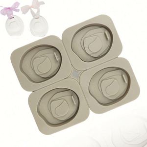 Molde de Silicona Ecológico de 4 Agujeros con Forma de Corazón 3D para Jabón, Velas, Resina, Yeso y Aromaterapia, Reutilizable, Libre de BPA, OEM/ODM - Product Image 2