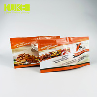 Rôtisserie Anti-buée Mircroweable Pollo Asado Poulet Rôti Chaud Sac Personnalisé En Plastique Fermeture Éclair Poulet Rôti Sac D'emballage