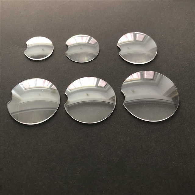 Watch Glass or Sapphire Crystal 21mm 25.5mm 29mm 32mm 33.3mm Double Dome With Notch Watch Glass for Selko Balloon