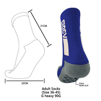 Chaussettes de sport d'extérieur pour l'entraînement de football, tricotées en polyester/coton respirant, écologiques, antidérapantes et à séchage rapide pour l'automne