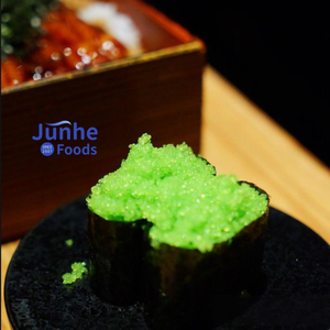 <span class=keywords><strong>Caviar</strong></span> <span class=keywords><strong>de</strong></span> tobiko épicé et sucré avec raifort japonais authentique congelé en boîte pour enfants Prêt à manger - Product Image 3