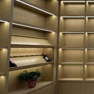 Expositor de Pared de Diseño Moderno Personalizado para Tiendas Minoristas, Mueble de Exhibición de Cosméticos, Panel de Madera para Centros Comerciales y Hoteles - Product Image 5