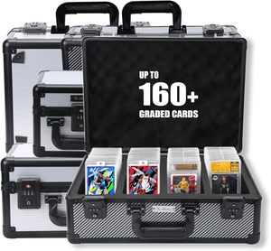 3 righe in alluminio porta scatola di visualizzazione graduata custodia per scheda PSA/BGS/One <span class=keywords><strong>Touch</strong></span> Case - Product Image 5