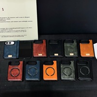 Étui de téléphone magnétique en cuir texturé de style professionnel pour iPhone Ultra, étui de protection pour Apple 18 Fold, coque pour écran pliable