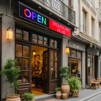 Pantalla LED enrollable para exteriores P3 P6 P10, impermeable, programable de fábrica, para escaparates de tiendas y restaurantes, con mensajes desplazables.