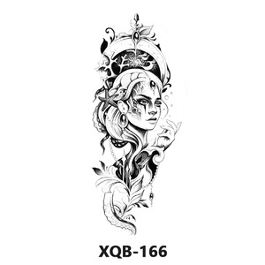 <span class=keywords><strong>Tatuajes</strong></span> Adhesivos Modernos con Diseños de Flores Simuladas, Motivos Animales en Blanco <span class=keywords><strong>y</strong></span> Negro, Calcomanías de Transferencia por Agua Resistentes al Sudor - Product Image 5