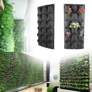 Maceta colgante vertical de tela para Exteriores de 12 bolsillos personalizada, bolsas de cultivo, bolsillo de fieltro para colgar en la pared para jardín y uso doméstico - Product Image 2