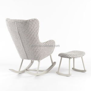 Fauteuil à bascule rembourré pour bébé, idéal pour l'alimentation et la récupération post-partum de la maman - Product Image 3