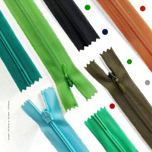 Pantalon de costume en nylon durable avec fermeture éclair invisible à glissière automatique à extrémité libre pour vêtements, fabriqué en plastique multi-usage, fabriqué en Inde - Product Image 3