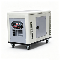 Générateur diesel monophasé 15 kW V-Twin refroidi par air, démarrage électrique, AVR, alimentation de secours pour maison, ferme, atelier