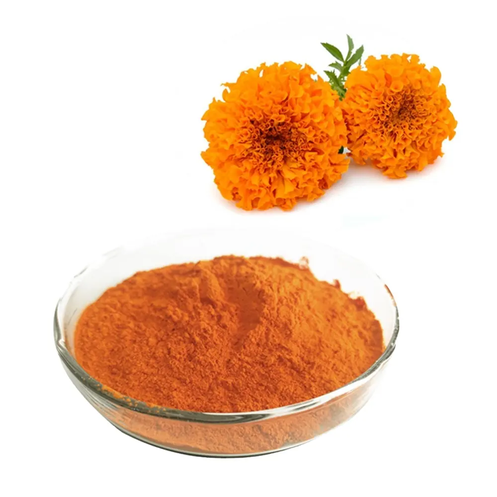 Miglior prezzo materia prima colorante alimentare biologico di alta qualità estratto di fiori di calendula estratto di calendula di luteina