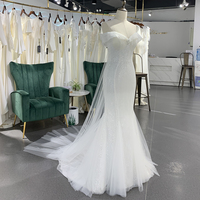 Jancember LSSG051 2024 Scoop robes de mariée femmes haute qualité élégante mère robes de mariée nouvelles robes de mariée Sexy