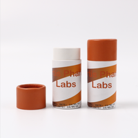 Tube en carton kraft écologique personnalisé pour baume à lèvres ou déodorant
