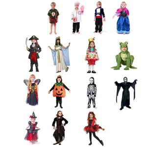 Usine vente directe personnalisé enfants enfants carnaval halloween fantaisie robe costumes