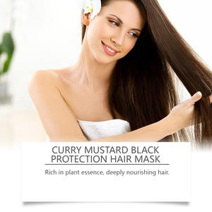 Mascarilla para el cabello con aceite de argán personalizada, fórmula de <span class=keywords><strong>curry</strong></span> de mostaza para una hidratación nutritiva suave y un cuidado del cabello suave - Product Image 3