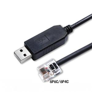 من المصنع مباشرة USB كابل وحدة تحكم مسطح TTL RJ12 6P6C مع رقاقة FTDI عازلة من كلوريد البولي فينيل من المصنع - Product Image 4