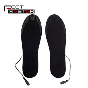 shoes insole manufacturer battery heated shoe inserts self-heating foot warmer pad