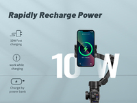 Estabilizador de cardán de seguimiento facial automático de fábrica original Selfie Stick plegable de 3 ejes antivibración para IOS y Android