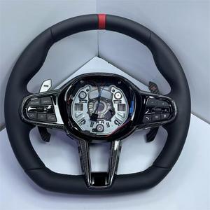 Volante deportivo con calefacción compatible con <span class=keywords><strong>BMW</strong></span> M3 M4 M5 M6 X3 X4 X5 X6 X7 <span class=keywords><strong>X8</strong></span> G01 G12 G20 G30 G80 G82 330i M340i - Product Image 3
