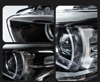 Pour BMW Série 1 F20 2015-2018, ensemble de phares LED laser, double couleur, feux de jour DRL, plug and play