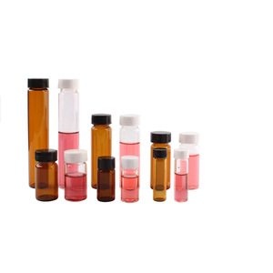 Frascos de muestra de vidrio DD de 12 ml con tapa de rosca, frascos de reactivo de laboratorio para almacenamiento de aceites esenciales - Product Image 4