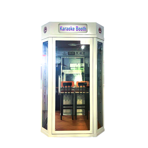Mini Cabina de Karaoke, Máquina de Karaoke Comercial que Funciona con Monedas, Sala de Canto Tipo Cabaña - Product Image 1