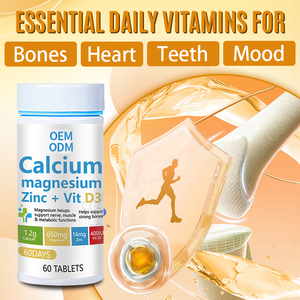 Cápsulas Premium de <span class=keywords><strong>Calcio</strong></span>, <span class=keywords><strong>Magnesio</strong></span> <span class=keywords><strong>y</strong></span> <span class=keywords><strong>Zinc</strong></span> con Vitamina D3, Apoyo <span class=keywords><strong>para</strong></span> la Salud Ósea, Cuidado Dental, Refuerzo Inmunológico, Recuperación Muscular - Product Image 3