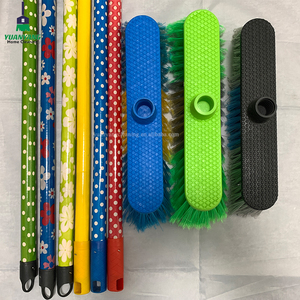 Balai en PP de haute qualité Yuanyang en gros d'usine | Manche en bois ou en métal | Outil de nettoyage intérieur/extérieur <1 $ Vassoura <span class=keywords><strong>Besen</strong></span> - Product Image 3
